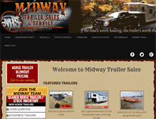 Tablet Screenshot of midwaytrailersales.com